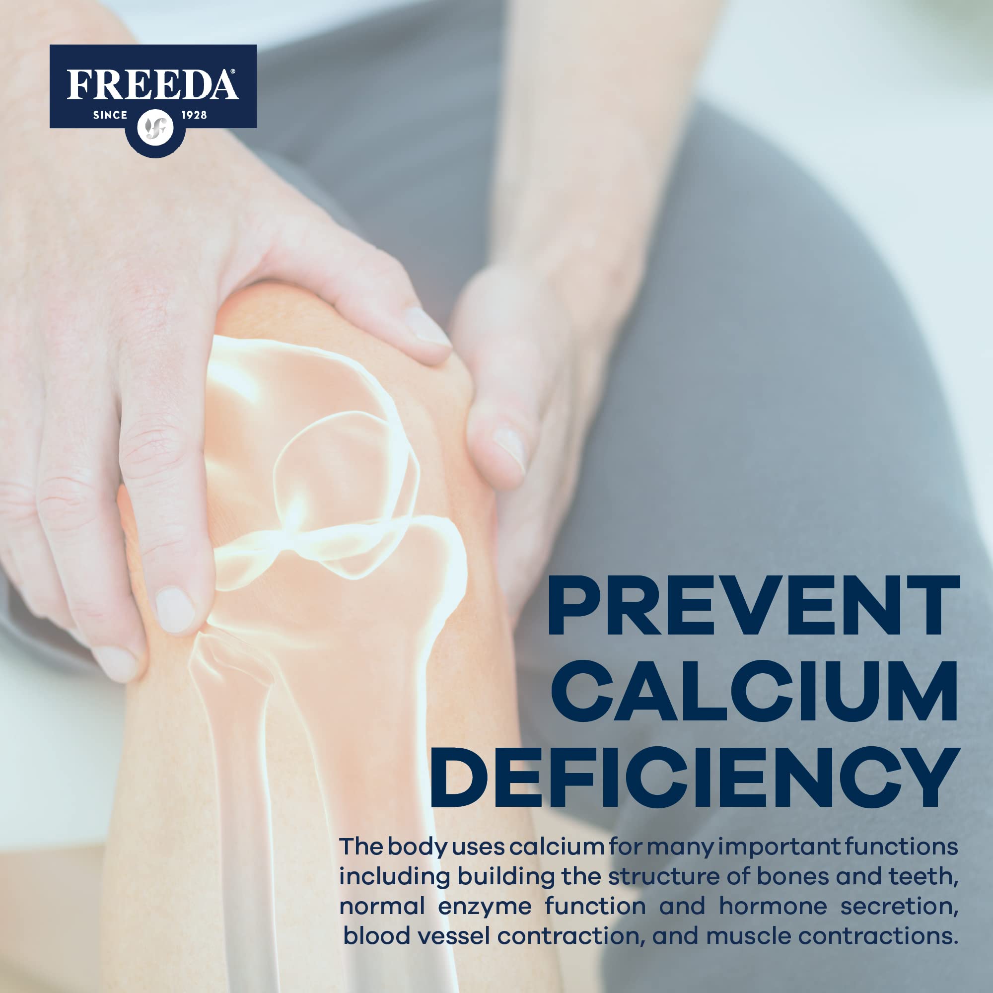 Freeda Calcium Phosphate Powder – Kosher Mineral Supplement for Bone & Joint Health in Men, Women, Dogs & Cats – Bone Strength Powder with Calcium and Phosphorus – No Vitamin D – Made in USA, 16oz - Image 6