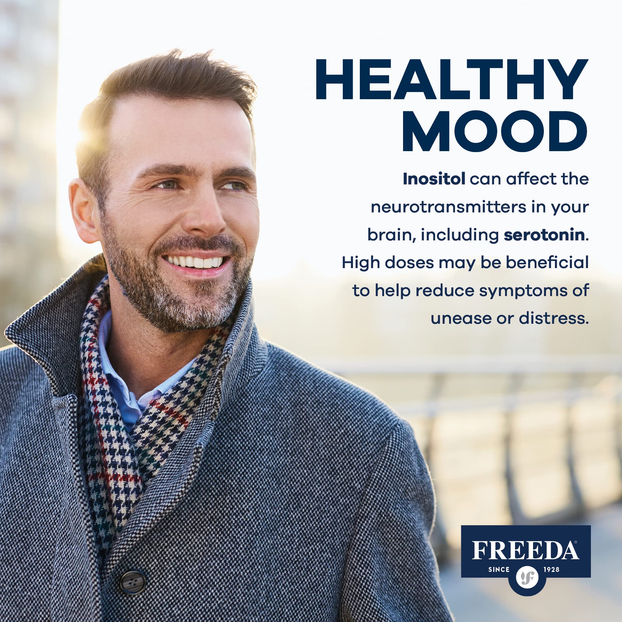 FREEDA Pure Myo-Inositol Powder – Vitamin B8 for Hormone, Mood & Cellular Health – Supports Fertility, Focus, Energy & Nervous System Function – Kosher, Vegan, Non-GMO, Gluten-Free (4 oz) - Image 5