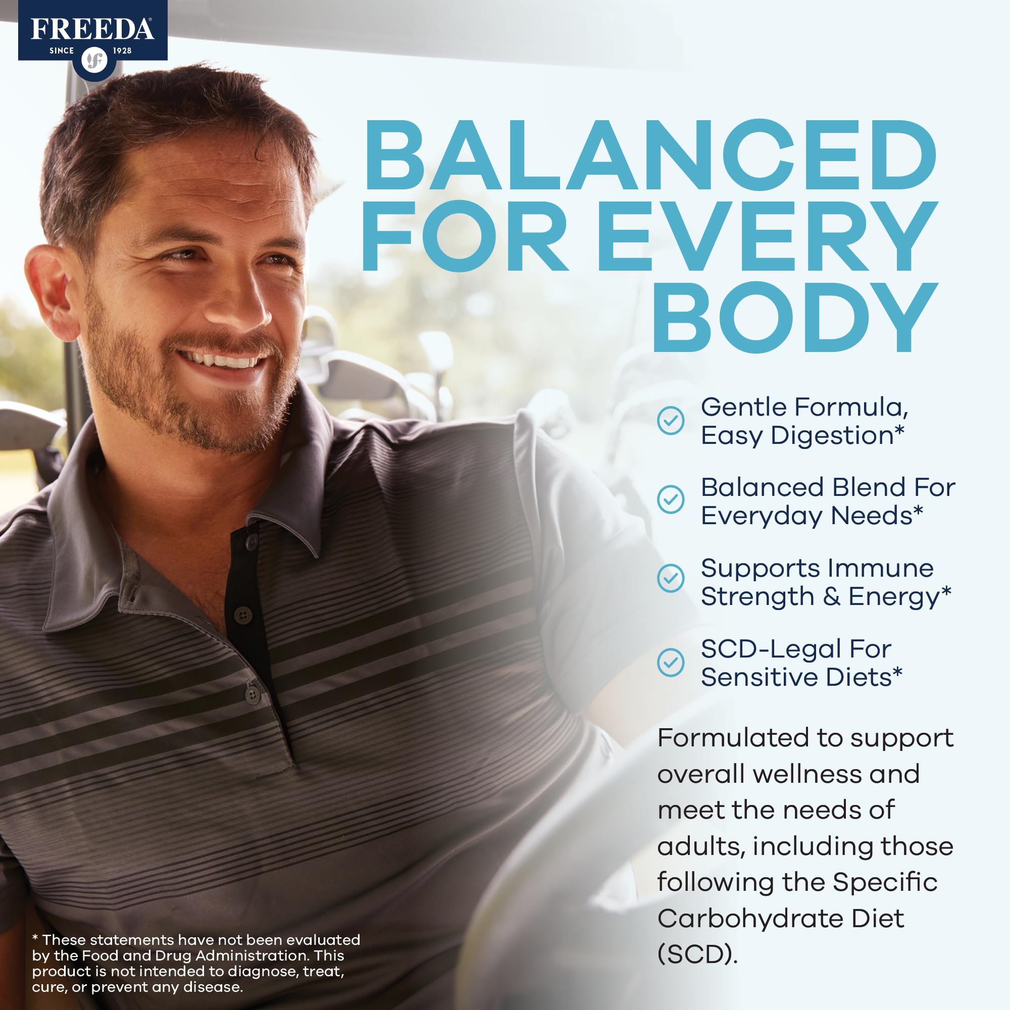 FREEDA SCD Multivitamin – Daily Multivitamin Supplement for Men & Women – Vegan, Gluten-Free, SCD Legal – Kosher Certified Adult Vitamins – Specific Carbohydrate Diet Friendly – 180 Capsules - Image 4